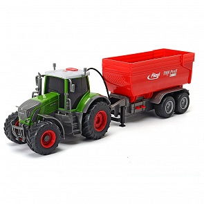 Трактор Fendt с прицепом, 41 см., свет, звук (Dickie, 3737000)